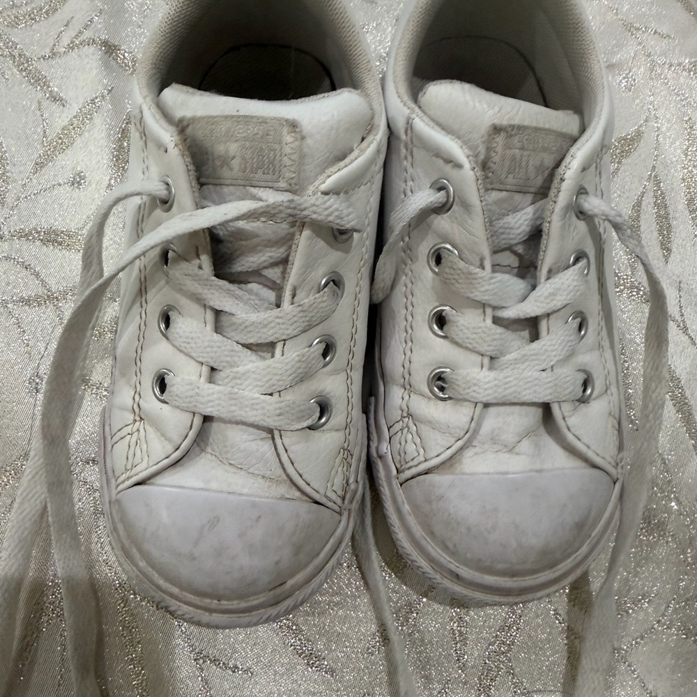 Converse Kids White Sneakers